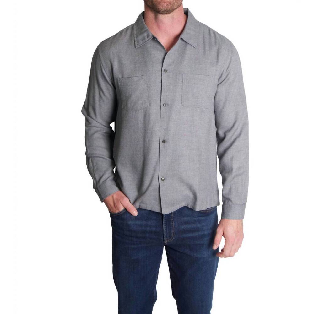 NEW KNICKERBOCKER murray shirt in charcoal